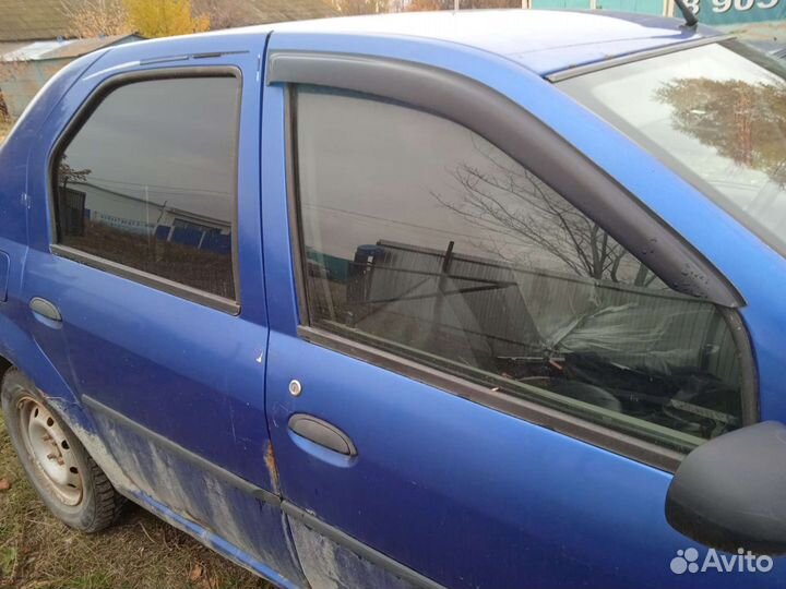 Стекло боковое заднее Рено Логан 1