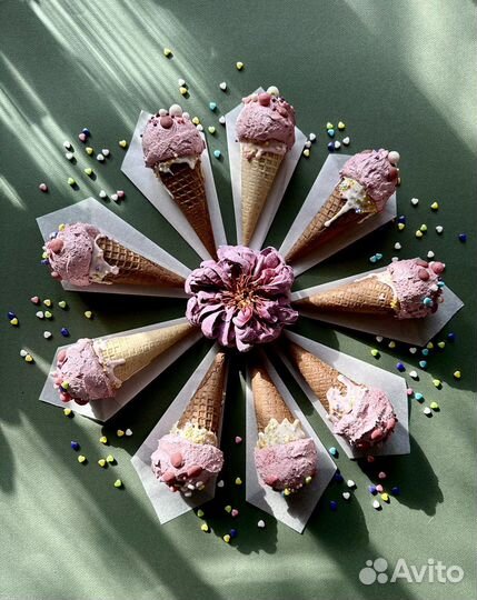 Зефирные цветы