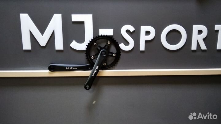Система шатунов 1 скоростная Mj-bike 170мм