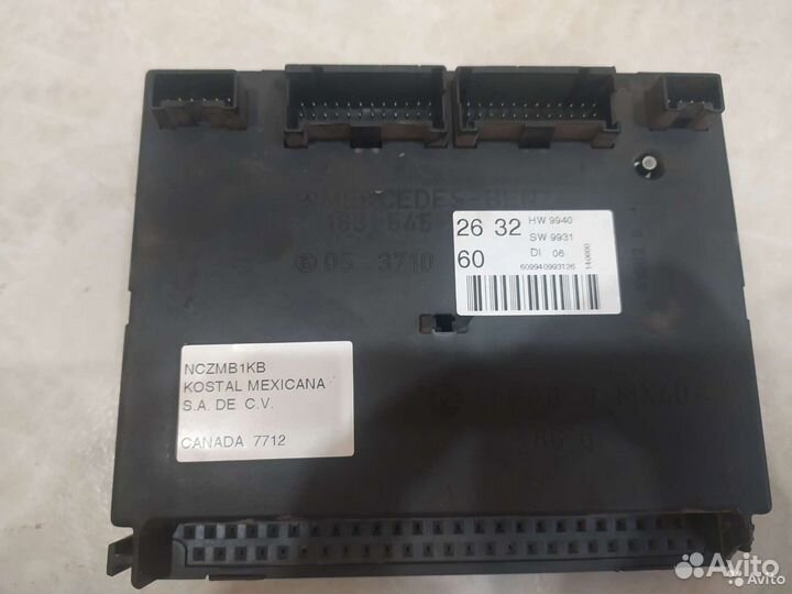 Блок комфорта Mercedes-Benz W163