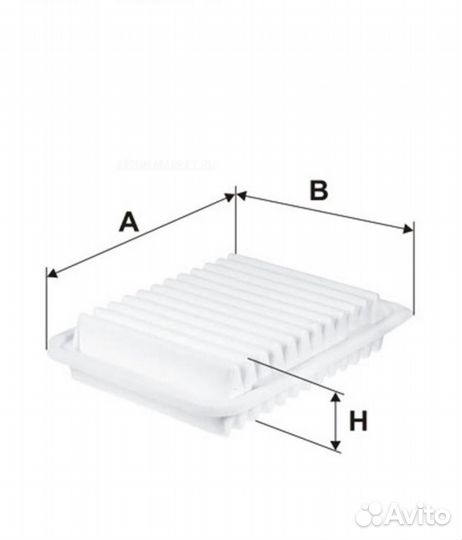 Filtron AP160/1 Фильтр воздушный toyota