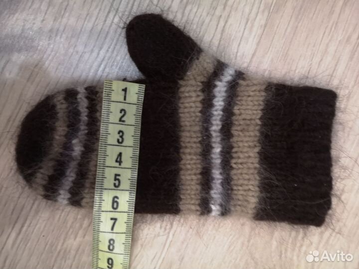 Варежки пух норки на 3-4 года