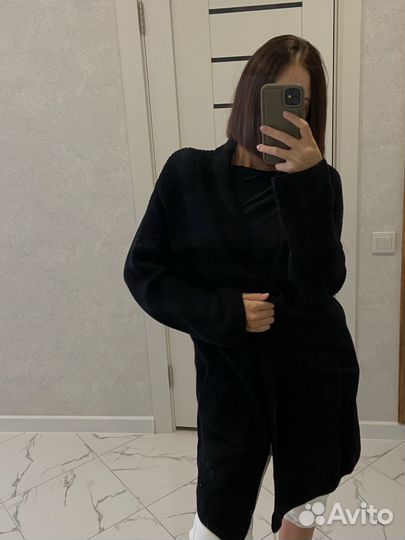 Кардиган женский длинный