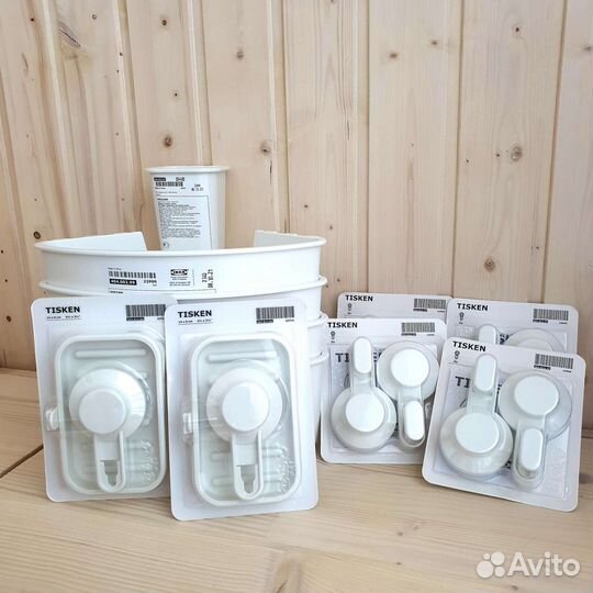 Угловая полка корзина на присосках tisken IKEA