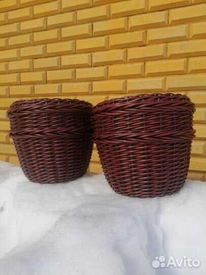 Кашпо из полиротанга