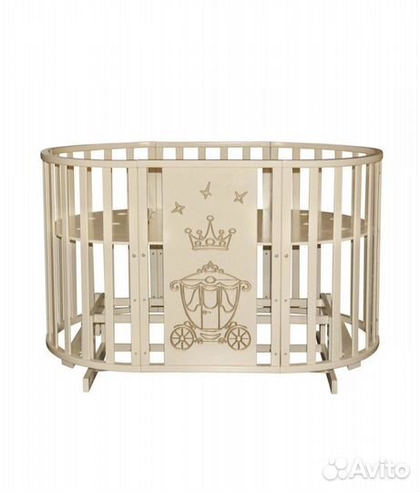 Детская кроватка с маятником и матрасами