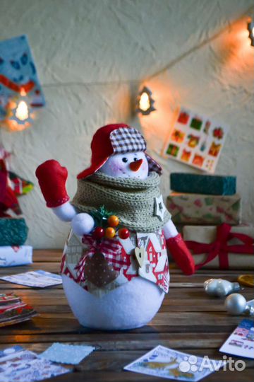 Снеговик Интерьерная игрушка