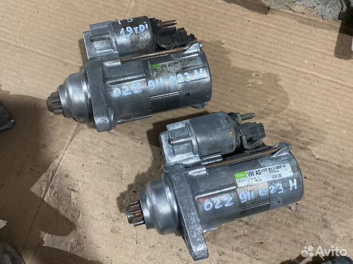 Стартер 02Z911023H 1.9tdi Caddy, T5, Skoda, Seat