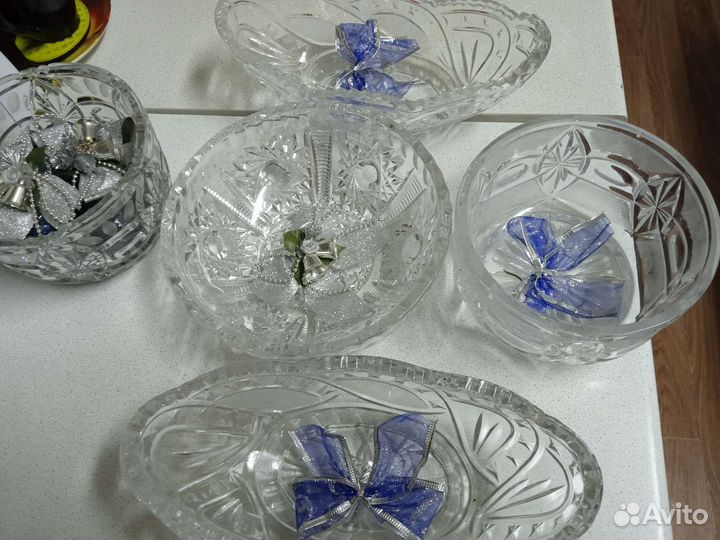 Хрустальная ваза