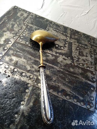 Ложка для соуса.Соусник 19 век