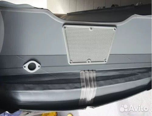 Лодка пвх Gladiator E380S темно-серый