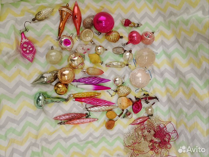 Елочные игрушки СССР