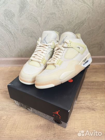 Air Jordan 4 x Off-White wmns Retro SP Sail/Muslin