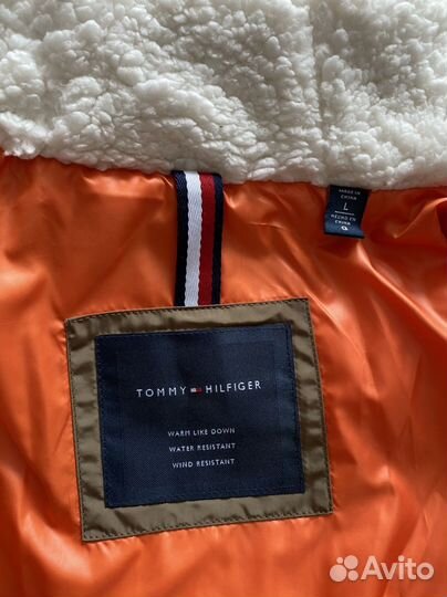 Пуховик зимний мужской tommy hilfiger