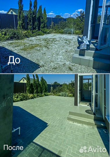 Укладка тротуарной плитки,брусчатки
