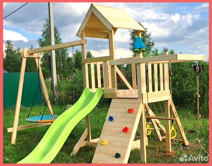 Детский игровой комплекс с горкой