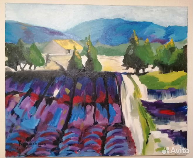 Картина маслом на холсте, пара