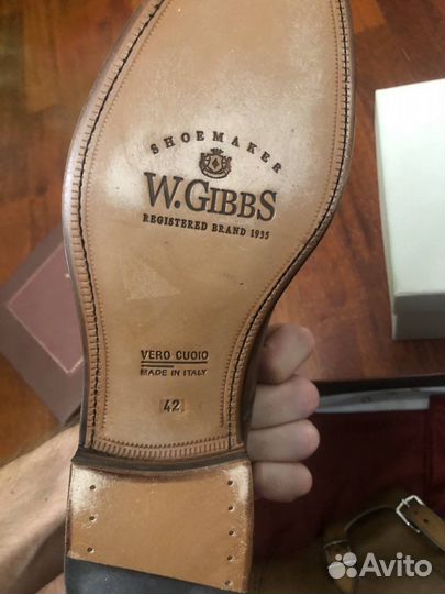 Туфли мужские W. Gibbs
