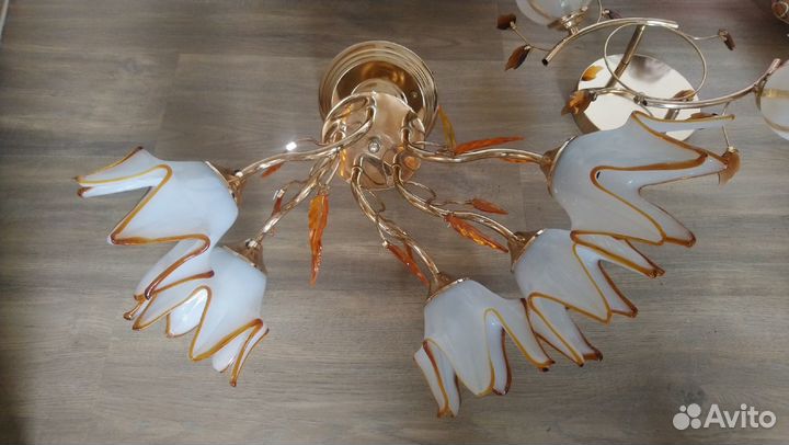 Люстра потолочная бу