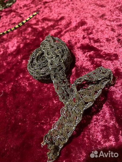 Антикварные шнур,тесьма,кисточки