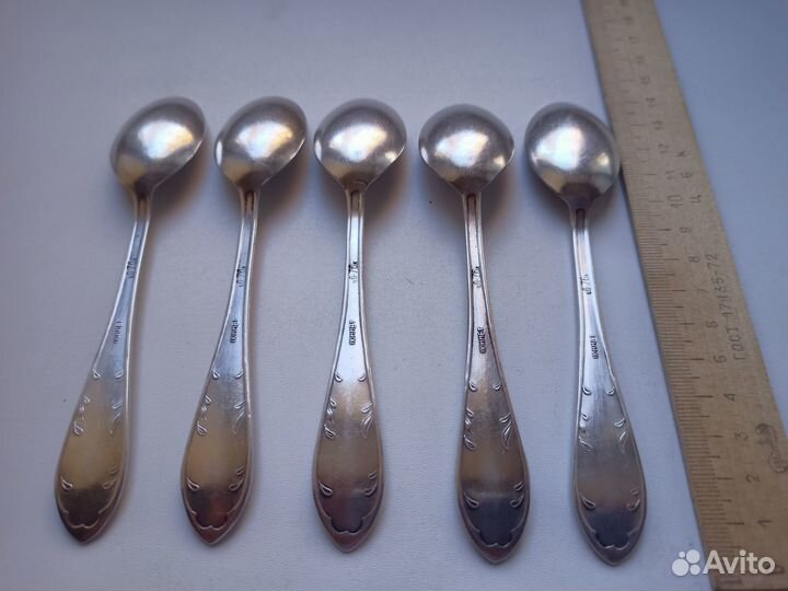 Ложки чайные мельхиор