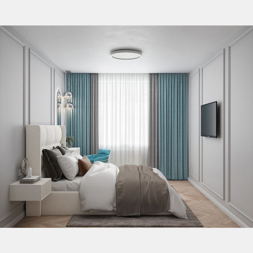 1-к. апартаменты, 41,9 м², 5/25 эт.