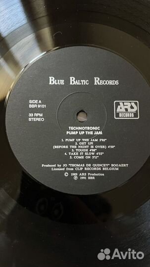 Винил Technotronic Pump Up The Jam