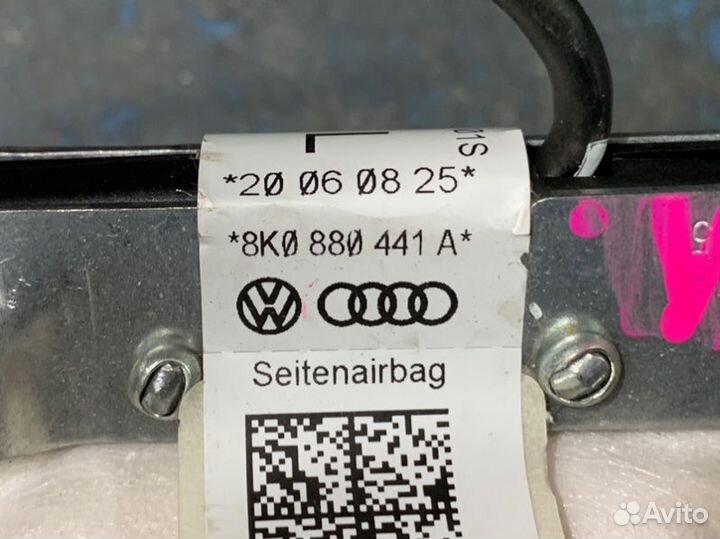 Подушка в сиденье задняя левая Audi A4 B8