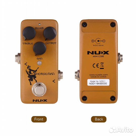 Педаль эффектов для электрогитары Nux NOD-1 Horsem