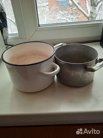 Сковородки, кастрюли СССР