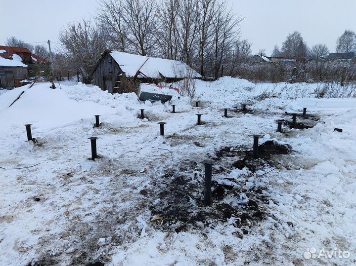 Фундамент винтовые сваи