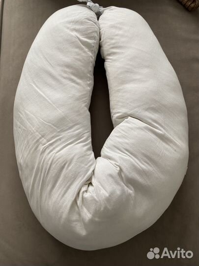 Подушка для беременных с шариками и холофайбером