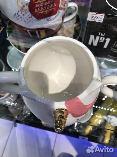 Кружка фигурная подарочная панда лиса единорог