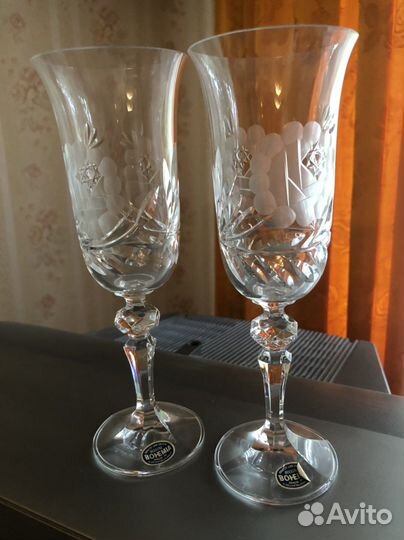 Хрустальные фужеры