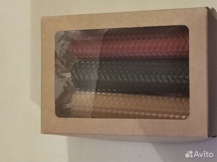 Свечи восковые цветные