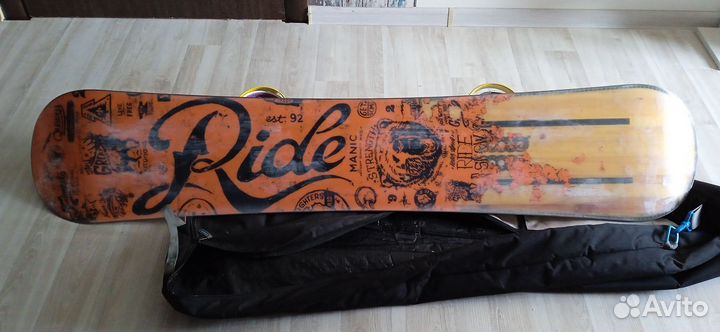 Сноуборд Ride Manic с креплениями и ботинками