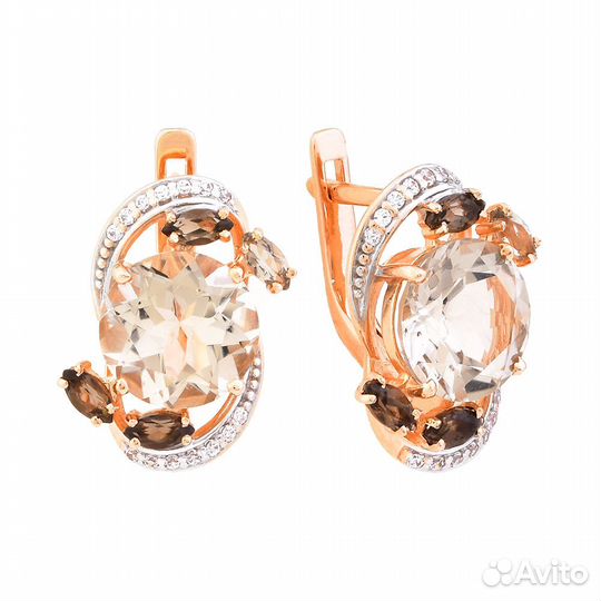 Серьги золотые