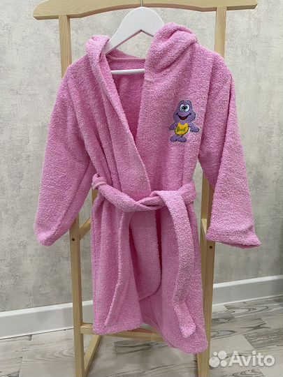 Халат махровый для девочки
