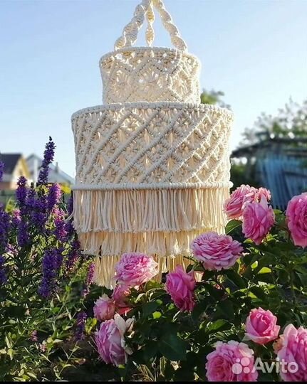 Абажур макраме