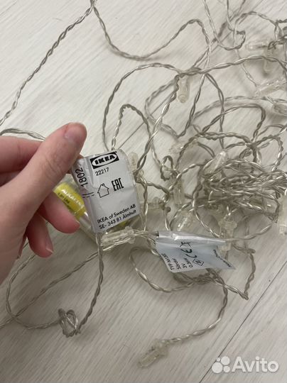 Гирлянда IKEA, на батарейках