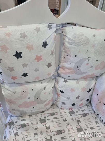 Бортики в детскую кроватку