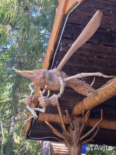 Скульптуры из дерева