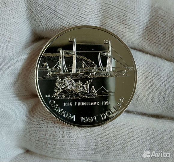 Канада. 1 доллар серебро