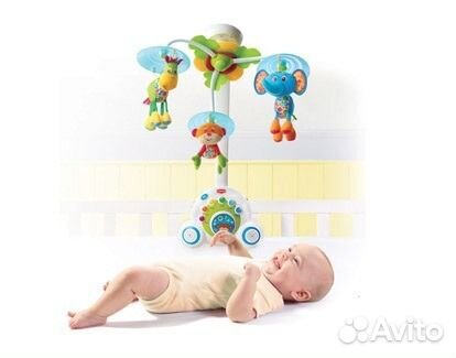 Tiny Love Музыкальный мобиль Бум-бокс, npoкaт