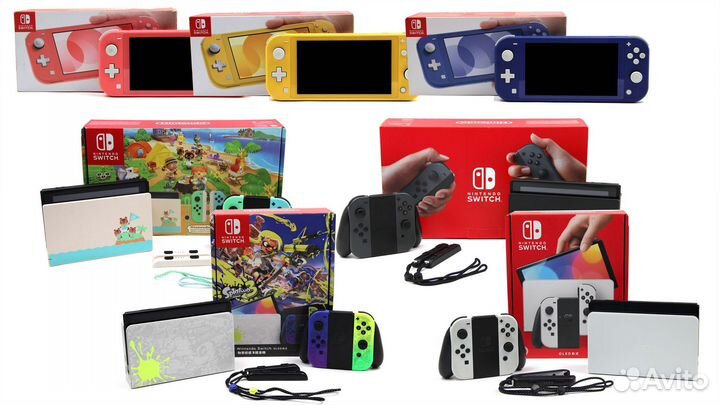 Nintendo Switch Прошитые Чип Hwfly + Игры