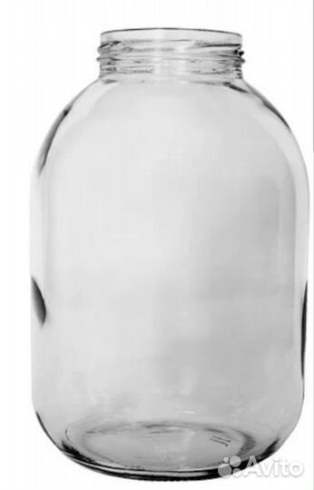 Стеклянная банка 3л,15шт