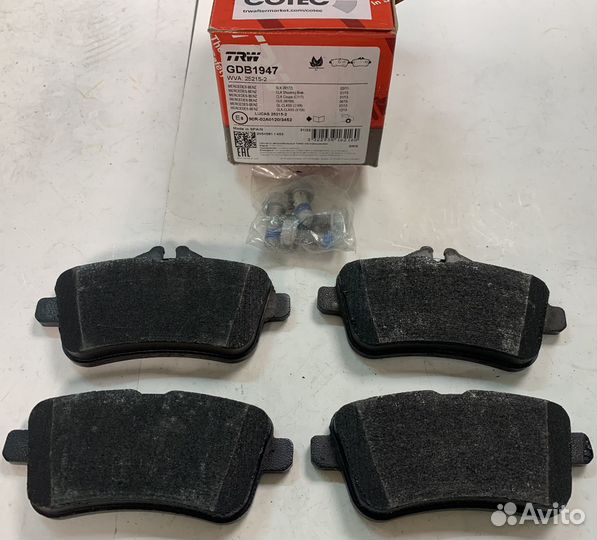 Колодки тормозные задние MB W166/X166 GL350/ML250