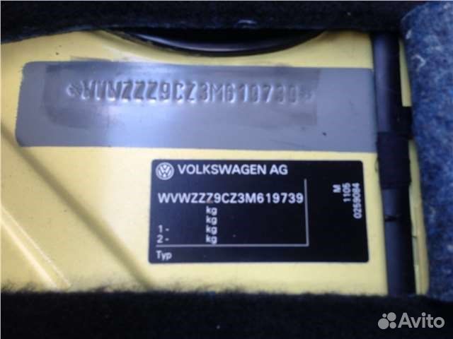 Разбор на запчасти Volkswagen Beetle