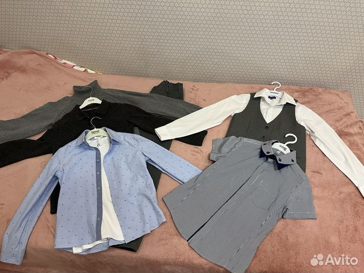 Рубашка школьная 134-140