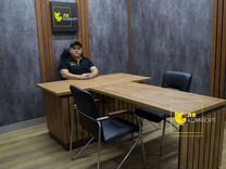 Стол офисный с брифингом + 4 стула